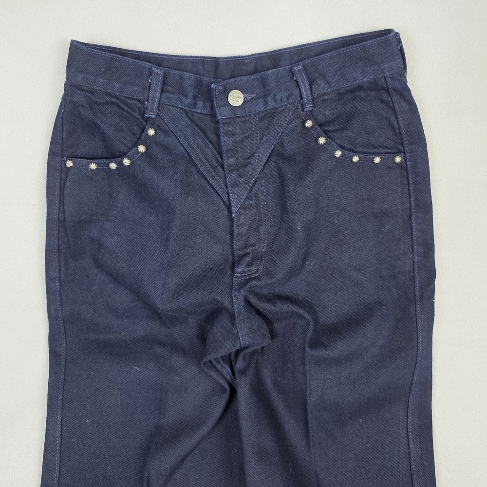 Vtg 80s Roughriders Bareback Jeans Womens 9/10 28x39 Western Cowgirl Circle T